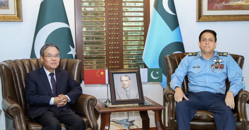 CHINESE AMBASSADOR CALLS ON AIR CHIEF