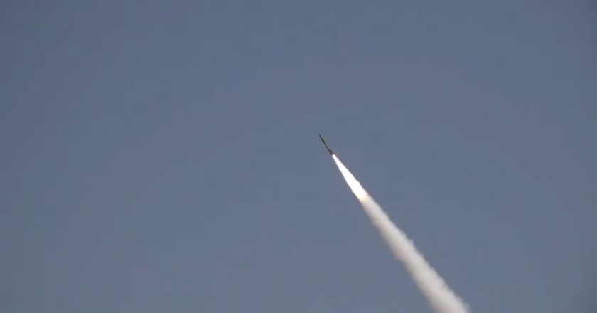 Fatah-II Guided Rocket System with a range of 400 kilometres