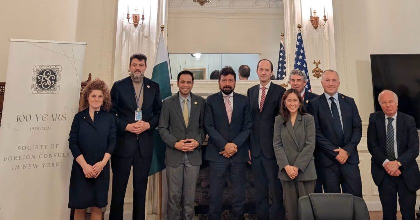 Society of Foreign Consuls (SoFC) Convenes Executive Committee Meeting at the Consulate General of Pakistan, New York