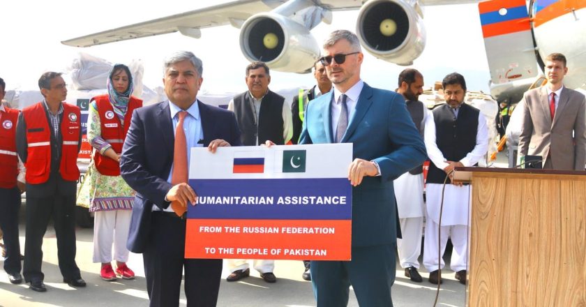 Russian Ambassador officially presented 30,000 kilograms of humanitarian aid to the people of Pakistan