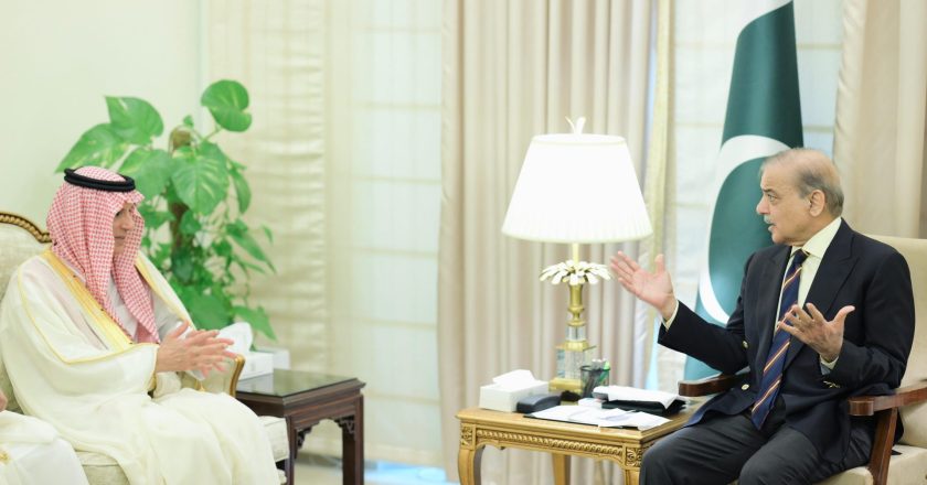 Minister of State for Foreign Affairs of Kingdom of Saudi Arabia calls on Prime Minister Muhammad Shehbaz Sharif