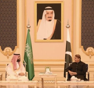 Prime Minister Shehbaz Sharif speaks to the Crown Prince of Saudi Arabia Muhammad Bin Salman Bin Abdulaziz