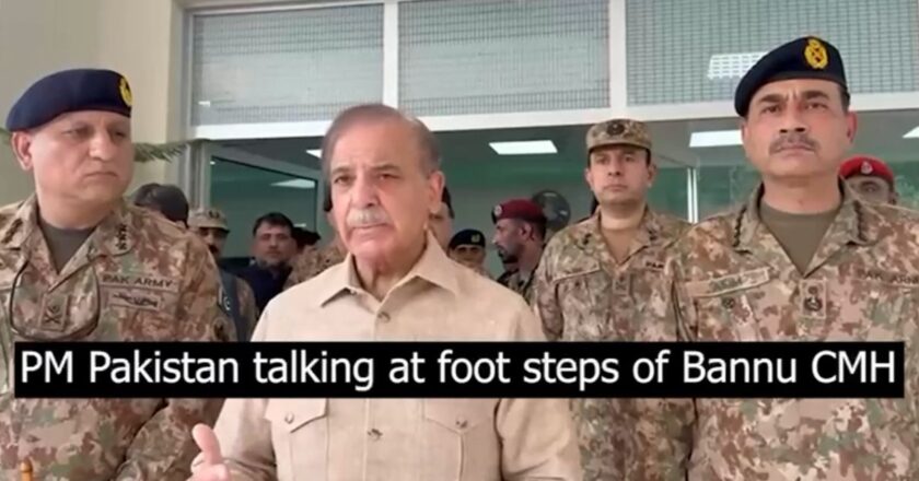 Prime Minister Shehbaz Sharif and Chief of Army Staff Visit Bannu, Attend Martyrs’ Funeral and Review Counter-Terrorism Measures