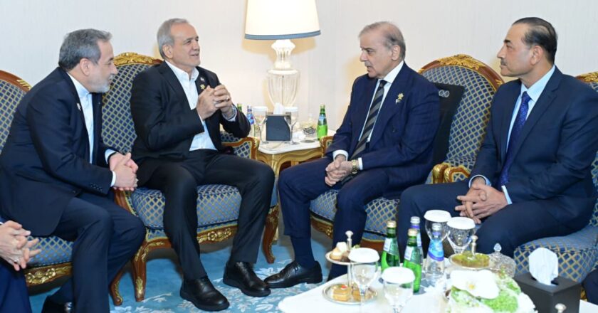 Prime Minister’s Meeting with President of Iran on the Sidelines of the Emergency Arab–Islamic Summit in Doha