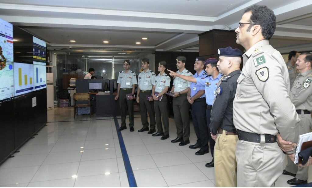 اردن پولیس کے افسران  کا موٹروے پولیس کالج سینٹر کا دورہ